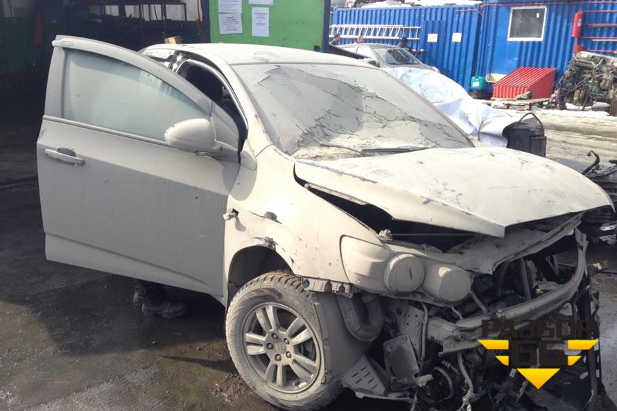 Поступил в разбор автомобиль Chevrolet Aveo 2012 1.6л 115л.с МКПП двс F16D4