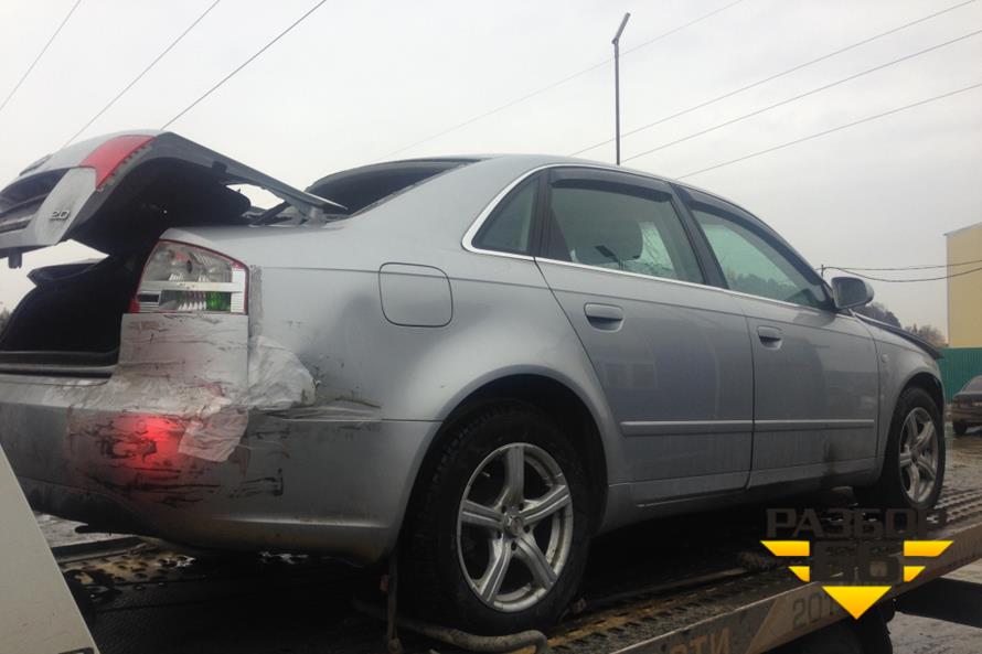 Поступил в разбор Audi A4 2007 2.0 131л.с (АКПП) двс ALT