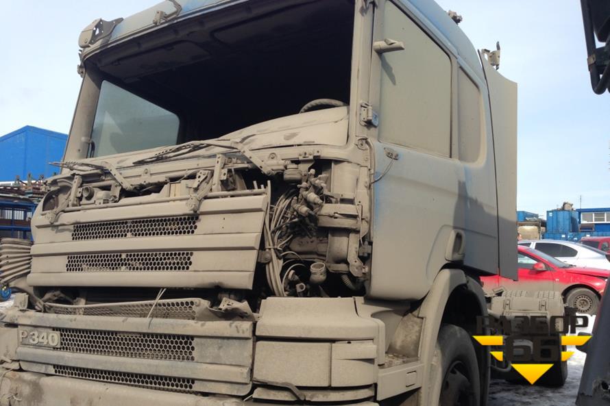 Поступил в разбор Scania p340  2007 двс DC1103