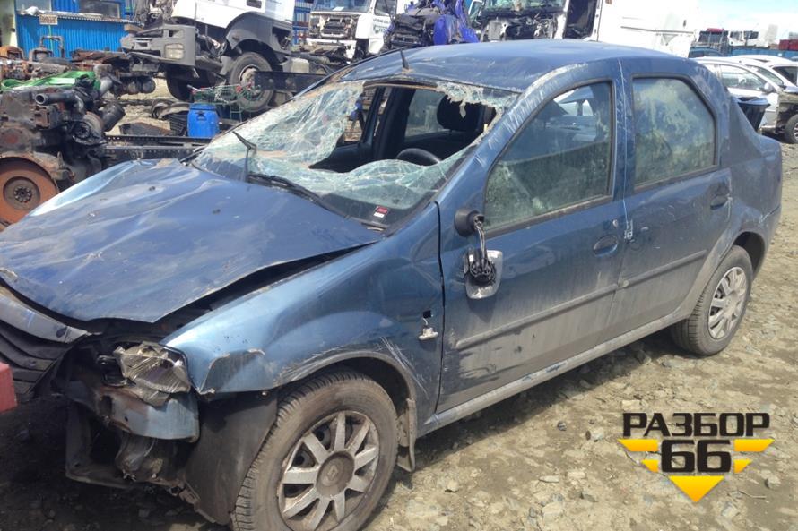 Поступил в разбор Renault Logan 2012 1.6 МКПП двс K7JA710