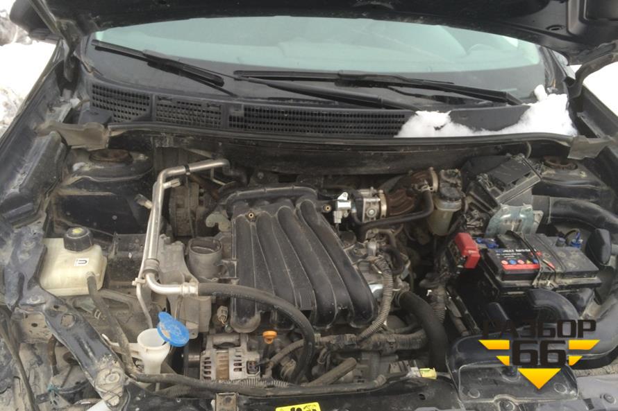 Поступил в разбор Nissan Qashqai  2012 1.6 114л.с  МКПП двс HR16