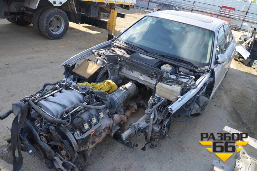 Поступил в разбор  Audi  A8L  2001 4.2л  310л.с  AКПП двс AUW