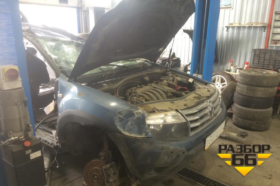 Поступил в разбор Renault Duster  2013 1.6л  102л.с  МКПП двс K4MA