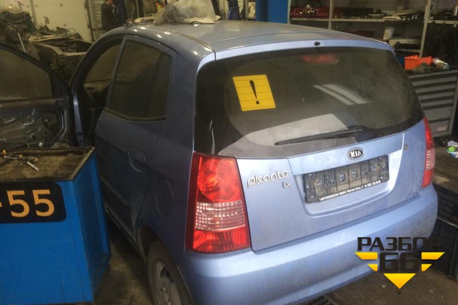 Поступил в разбор Kia Picanto 2007г  1.0л  62л.с  МКПП двс G4HE