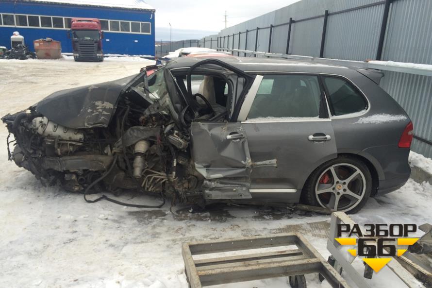 Поступил в разбор Porsche Cayenne Turbo 2007г  4.8л  500л.с AКПП двс M48.51