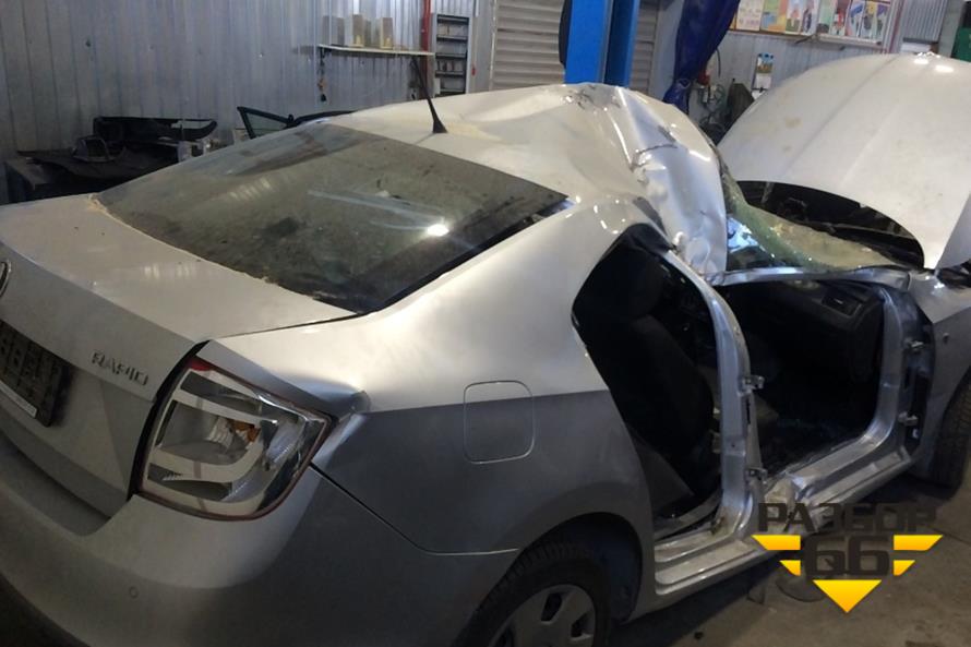 Поступил в разбор Skoda Rapid  2014г  1.6л   105л.с AКПП двс CFN