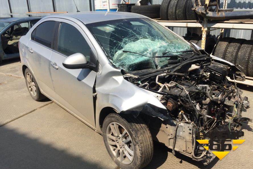 Поступил в разбор  Chevrolet Aveo  2014г  1.6л   85л.с AКПП двс F16D3
