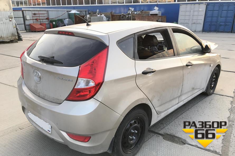 На авторазбор поступил Hyundai Solaris 2014г 1.4л 107л.с AКПП двс G4FA
