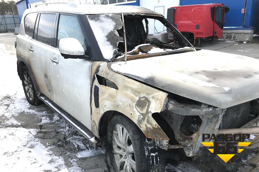 Поступил в разбор Infiniti QX56  2013 5.6 л 405 л.с  АКПП двс VK56