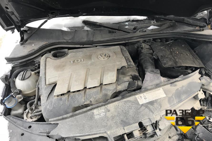 На разбор поступил Volkswagen Passat 2009г 2.0л TDI 170л.с MКПП двс CBB