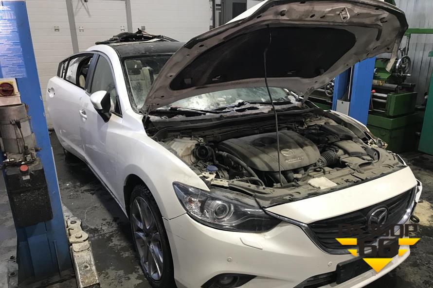 На разборе — Mazda 6 2013 2.5 л. 192 л.с. AКПП двс