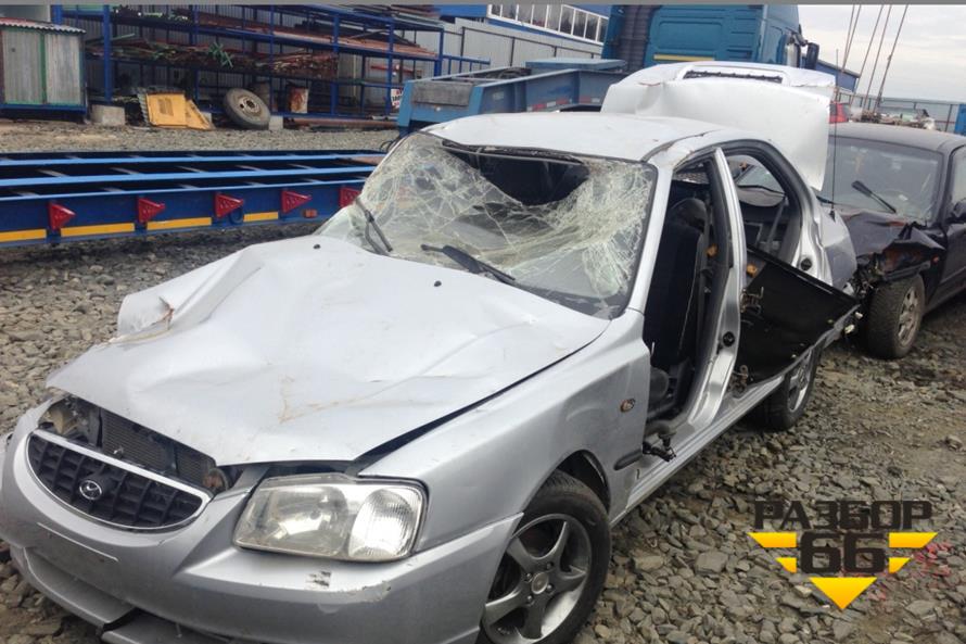 Поступил в разбор автомобиль hyundai accent 2006 1.5л
