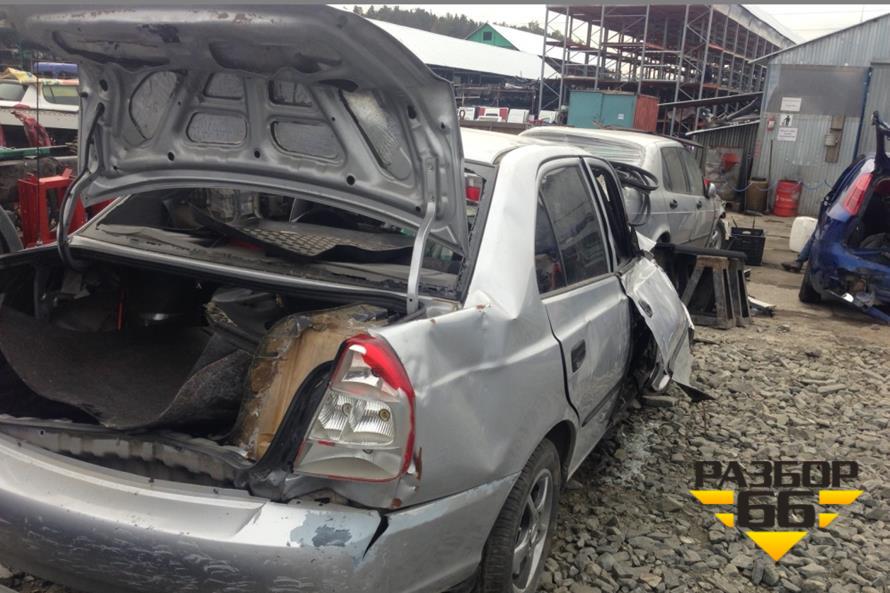 Поступил в разбор автомобиль hyundai accent 2006 1.5л