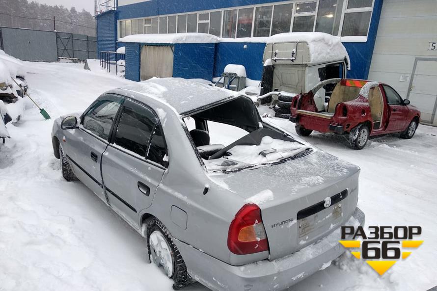 Поступил в разбор Hyundai Accent  2007г  1.5л   83л.с AКПП двс G4EC