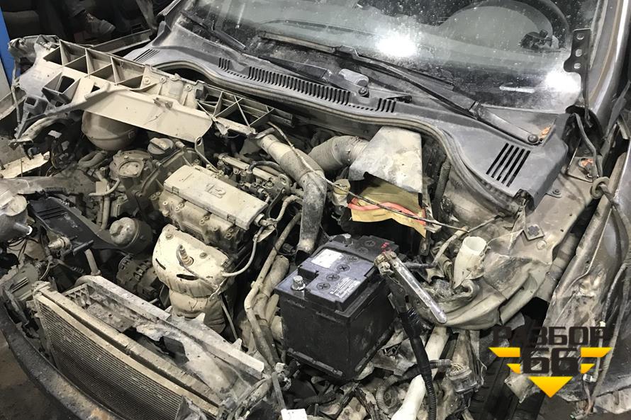 Поступил в разбор Seat Ibiza  2010г  1.2л   69л.с MКПП двс CGP