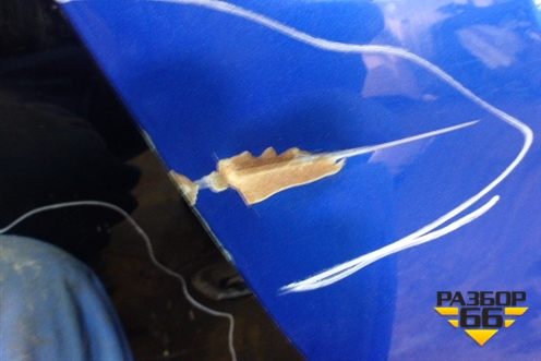 Дверь задняя правая (хетчбэк) (6800379J00) для Suzuki SX4 с 2006-2013г