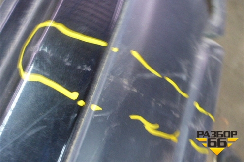 Бампер задний (под парктроник) (85022JD00H) для Nissan Qashqai (J10E) с 2006-2013г (Кашкай)