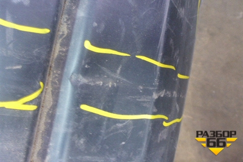 Бампер задний (под парктроник) (85022JD00H) для Nissan Qashqai (J10E) с 2006-2013г (Кашкай)