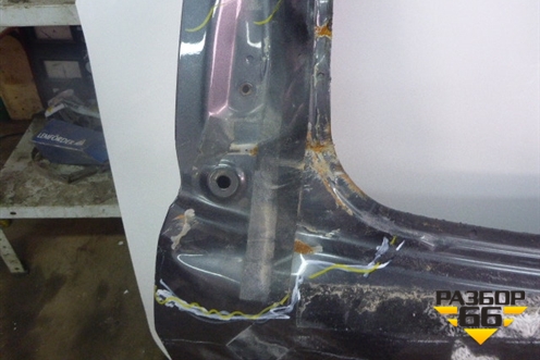 Дверь багажника без стекла (6700548400) для Toyota Highlander с 2007-2013г