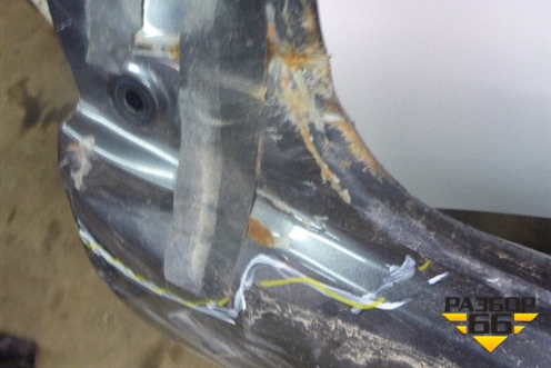 Дверь багажника без стекла (6700548400) для Toyota Highlander с 2007-2013г