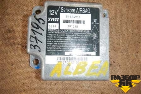 Блок управления AIR BAG (51824913) для Fiat Albea с 2003г