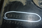 Пыльник заднего бампера правый (5872348030) для Lexus RX 300 c 2009-2015г