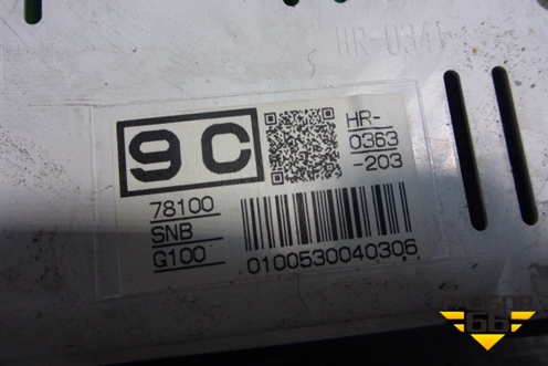 Щиток приборов МКПП (верхний) для Honda Civic 4D с 2006-2012г