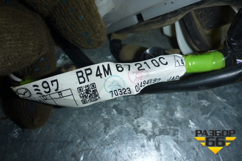Проводка двери задней левой для Mazda Mazda 3 (BK) с 2003-2009г 