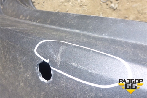 Бампер задний (до 2015г под парктроник) (5215942190) для Toyota Rav-4 с 2012-2019г