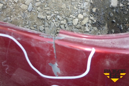Бампер задний (после 2009г под парктроник) (8200752683) для Renault Logan с 2004-2015г