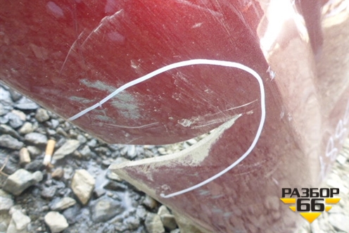 Бампер задний (после 2009г под парктроник) (8200752683) для Renault Logan с 2004-2015г