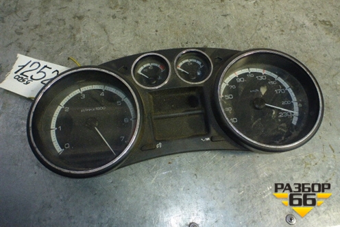 Щиток приборов АКПП (9666642080) для Peugeot 308 с 2007-2014г