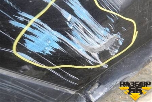 Бампер задний (85022JD00H) для Nissan Qashqai (J10E) с 2006-2013г