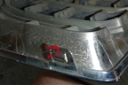 Решетка радиатора правая (после 2010 г) (7450A414) для Mitsubishi L 200 c 2006-2015г