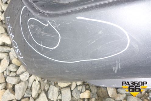 Юбка переднего бампера (до 2014г) (5L0807061) для Skoda Yeti с 2009г