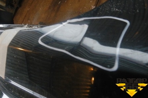 Бампер задний (под парктроник) для Renault Fluence с 2009-2017г