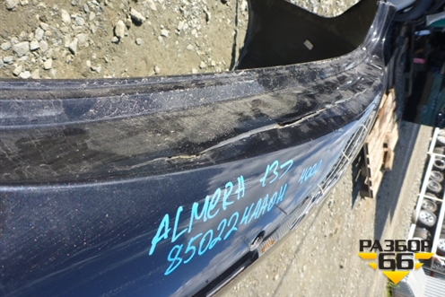 Бампер задний (под парктроник) для Nissan Almera G15 с 2012г
