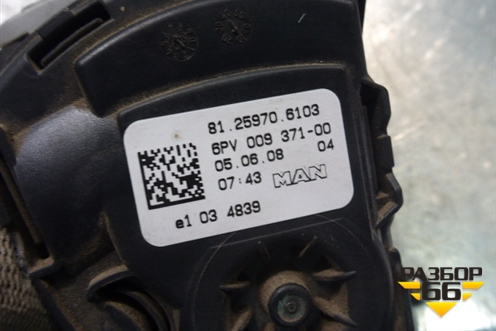Педаль газа электронная (81259706103) для MAN  TGA 4-Series  с 2000-2008г