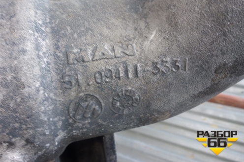 Патрубок интеркулера силуминовый  (51094113331) для MAN  TGA 4-Series  с 2000-2008г