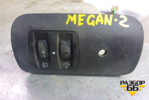 Переключатель корректора фар для Renault Megane 2 с 2002-2009г