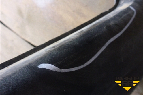 Юбка заднего бампера (до 2013г под парктроник) 30796171 для Volvo XC60 с 2008-2017г