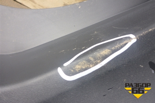 Бампер задний (до 2015г под парктроник) (5215942190) для Toyota Rav-4 с 2012-2019г