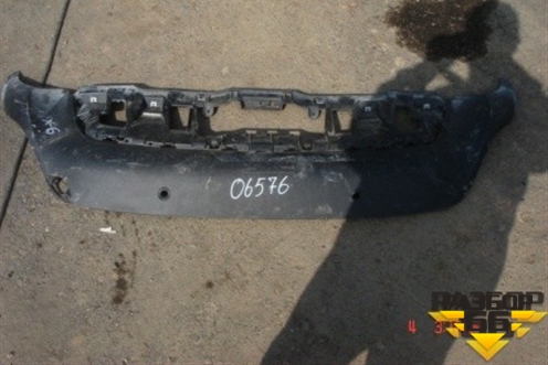 Юбка заднего бампера (под парктроник) для BMW X6 E71 с 2008-2014г