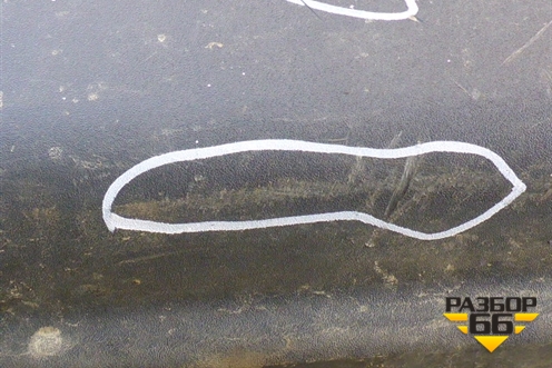 Накладка кабины левая  (продолжение кабины) (20530082) для Volvo TRUCK FH с 2002-2008г (ФШ)