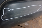 Бампер задний (85022JD00H) для Nissan Qashqai (J10E) с 2006-2013г