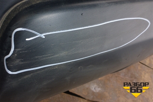 Бампер задний (85022JD00H) для Nissan Qashqai (J10E) с 2006-2013г