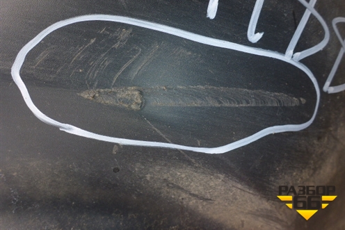 Юбка заднего бампера (до 2014г) (850B21KA1A) для Nissan Juke (F15) с 2010-2019г (Жук)