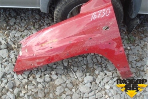Крыло переднее левое (под накладку) (663111F130) для Kia Sportage с 2004-2010г