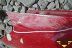 Крыло переднее левое (под накладку) (663111F130) для Kia Sportage с 2004-2010г