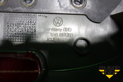 Обшивка двери задней левой под электрику (5N0867211) для Volkswagen Tiguan с 2007-2011г